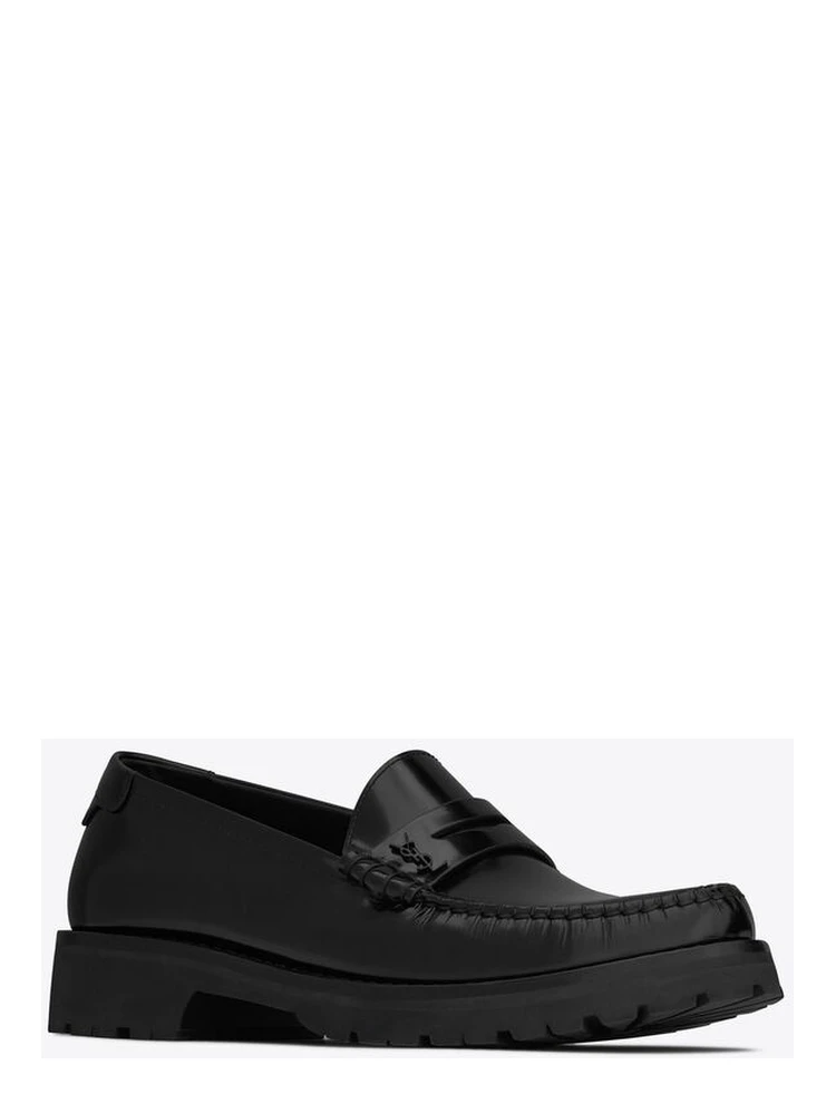 Polished leather loafers