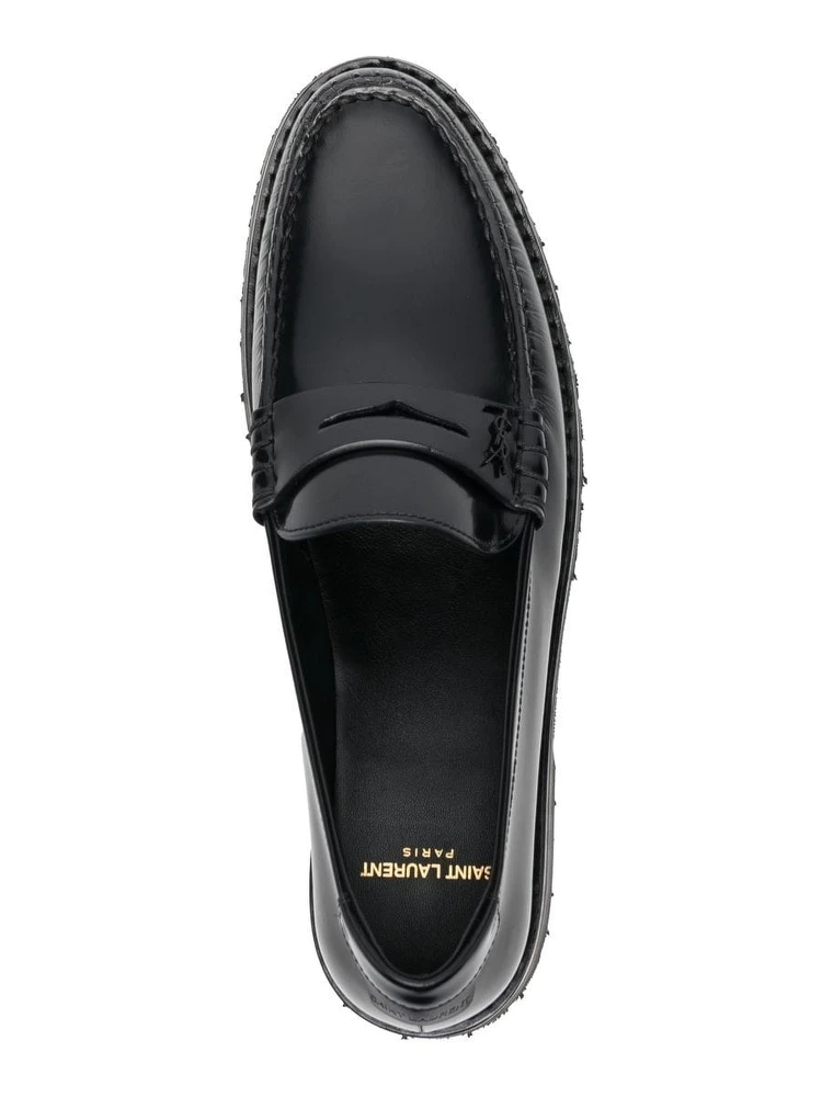 Polished leather loafers alternative