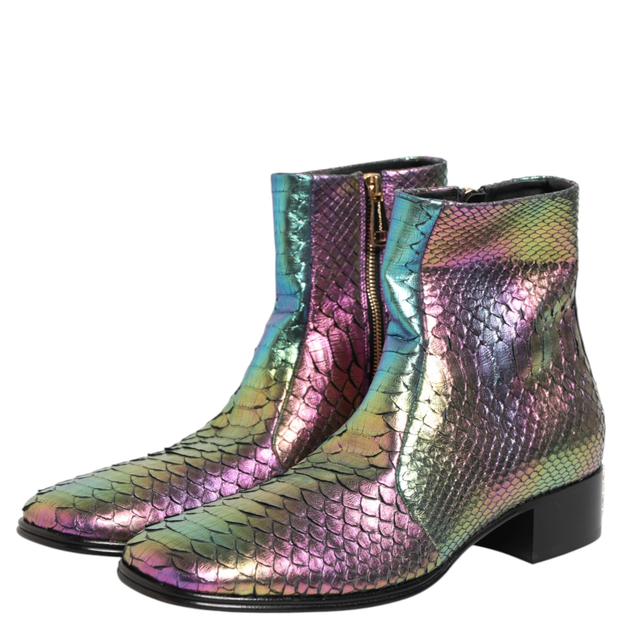 Multicolor Chelsea Short Ankle Boots Shoes