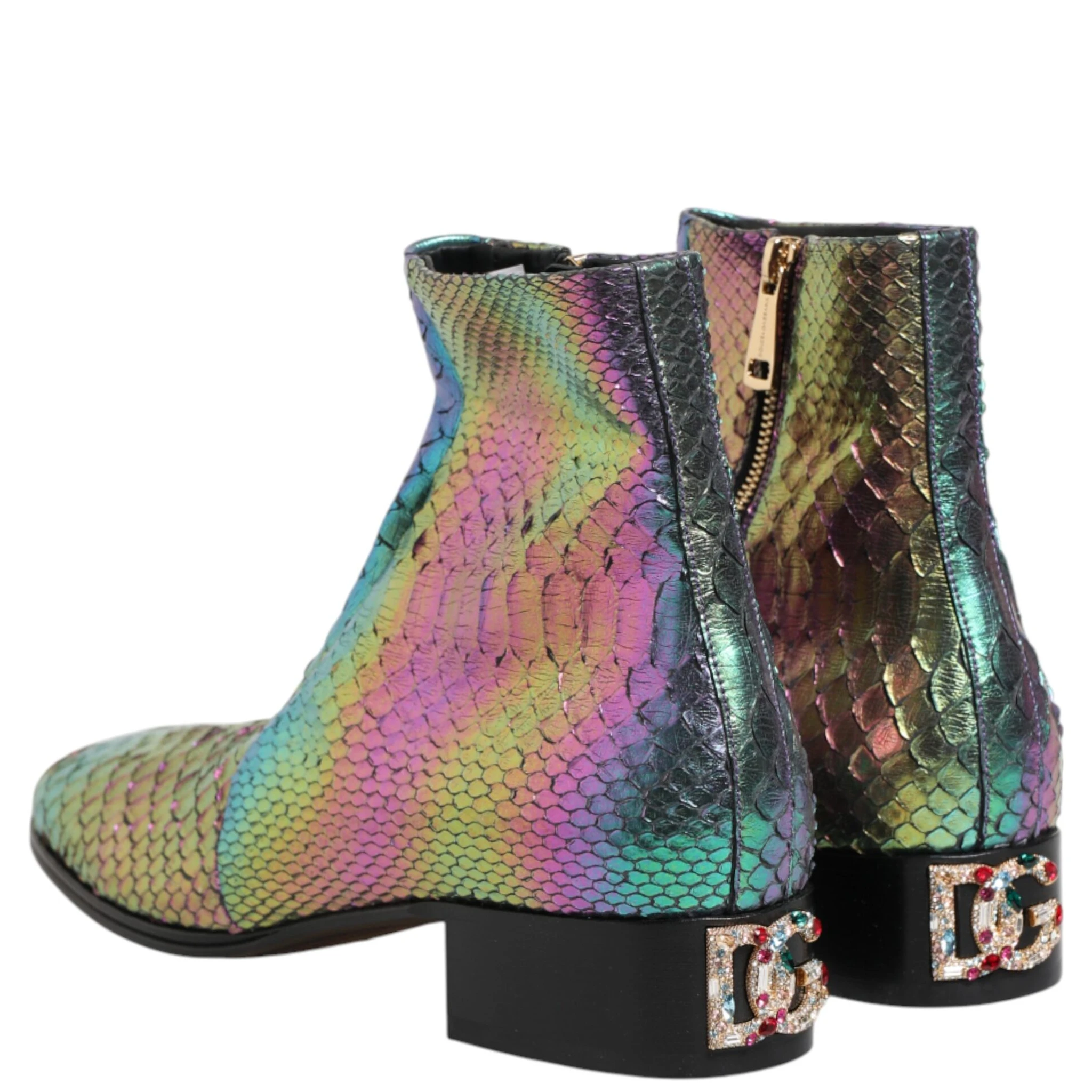 Multicolor Chelsea Short Ankle Boots Shoes
