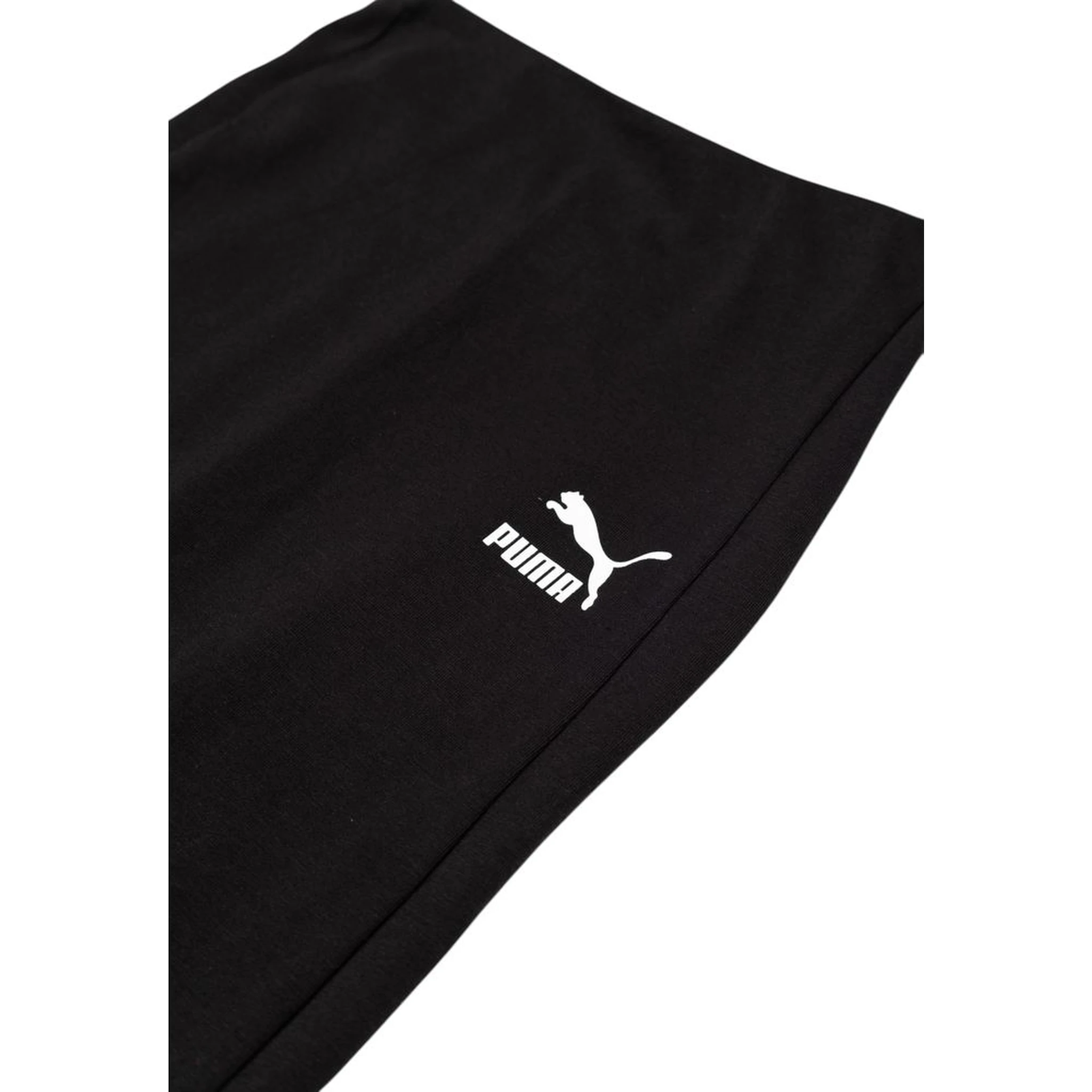 Black Cotton Long Skirt