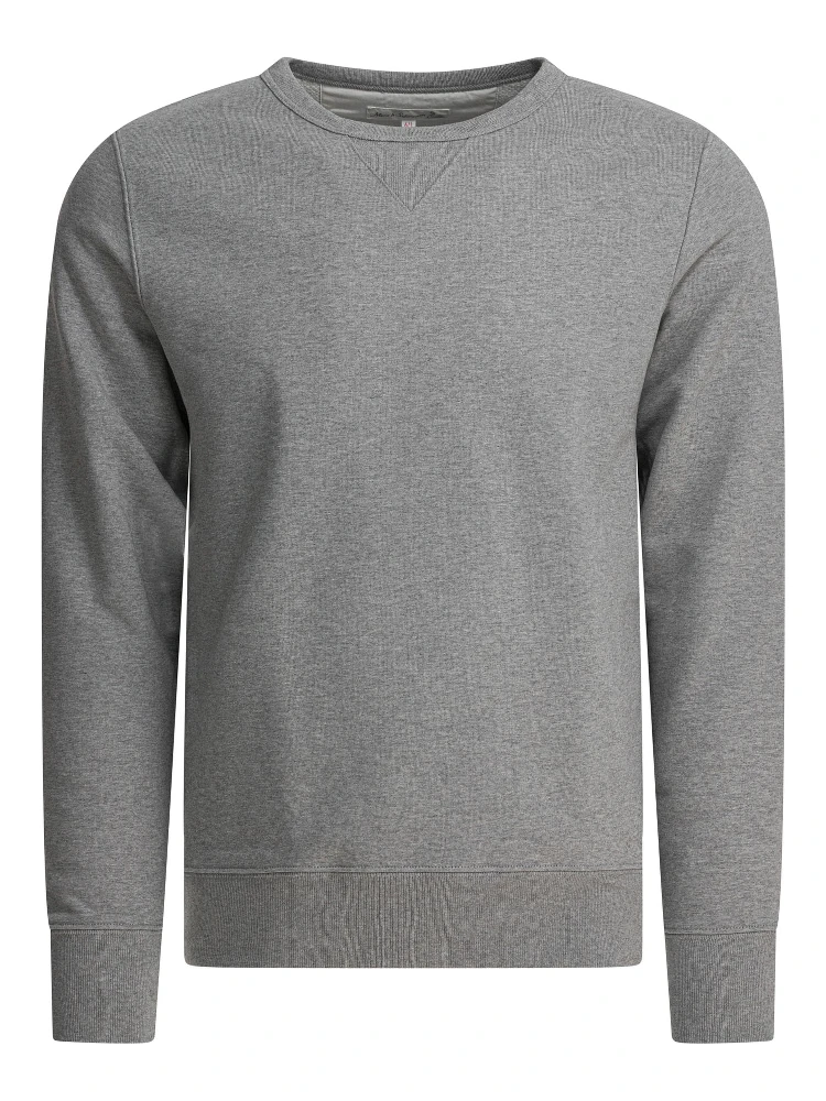 "Loopwheeled" crewneck sweatshirt