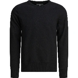 "Loopwheeled" crewneck sweatshirt