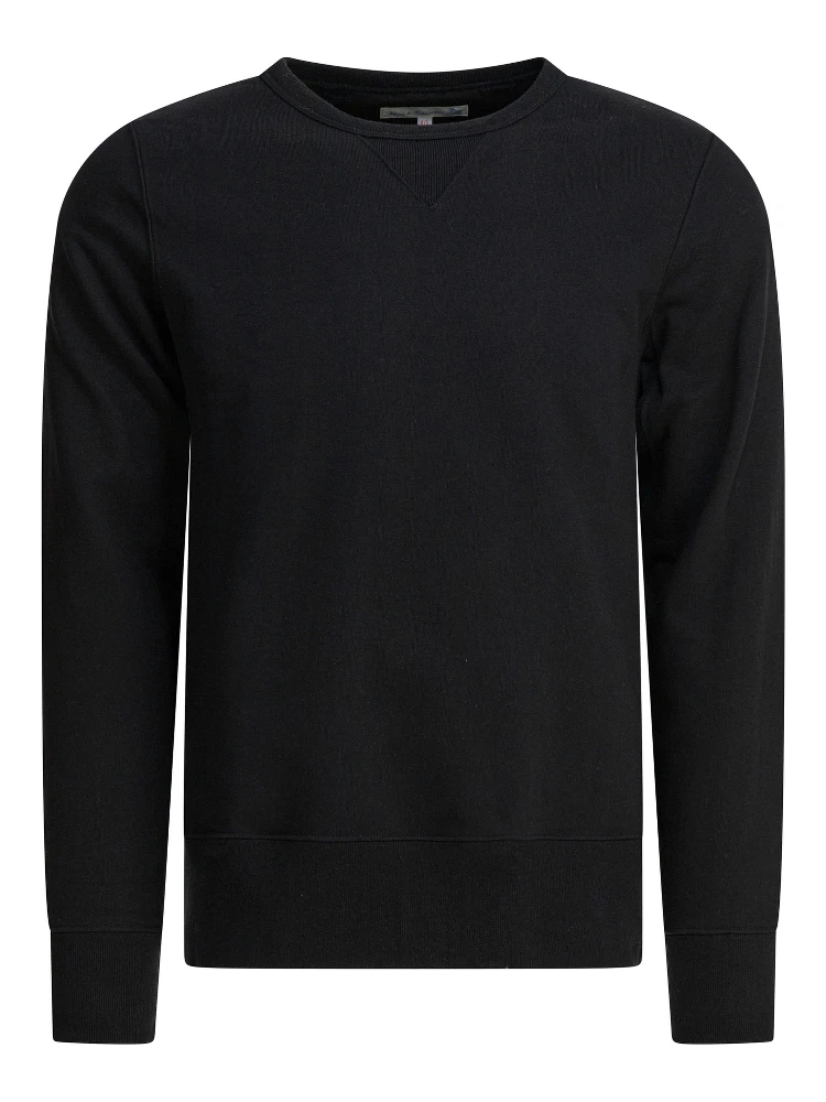 "Loopwheeled" crewneck sweatshirt