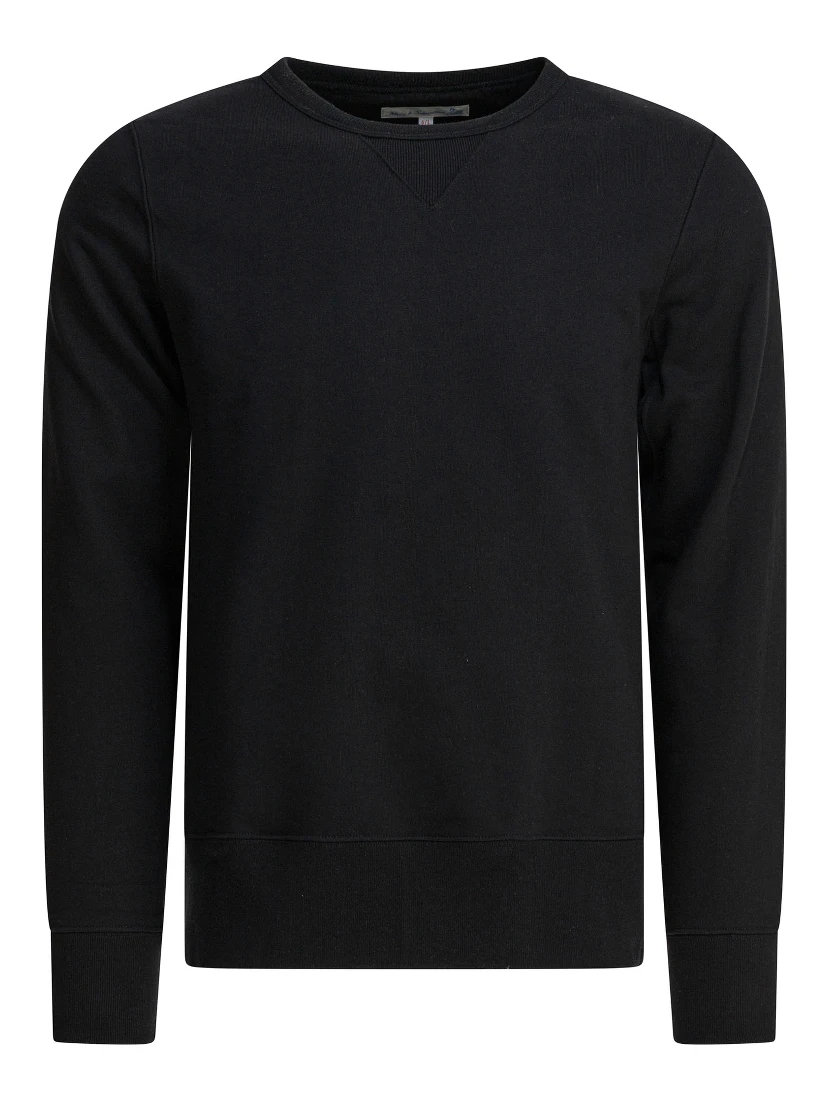 "Loopwheeled" crewneck sweatshirt