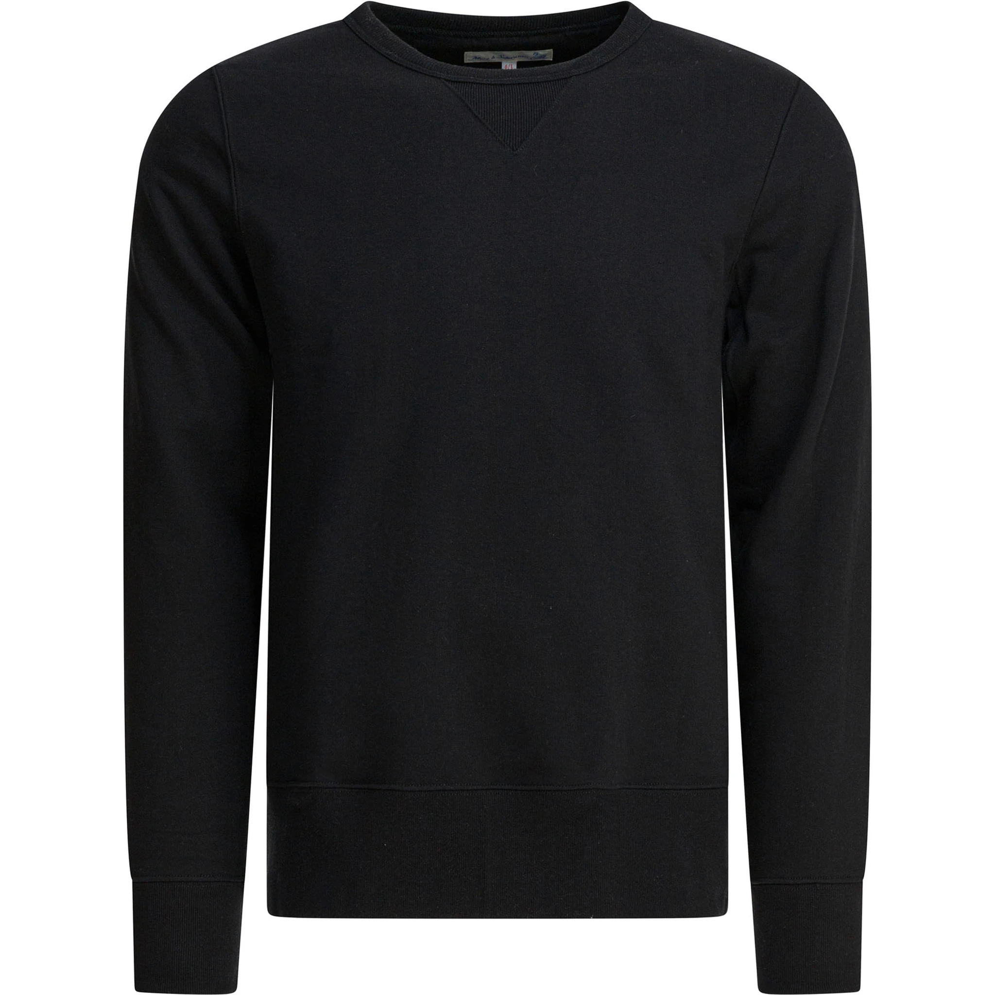 "Loopwheeled" crewneck sweatshirt