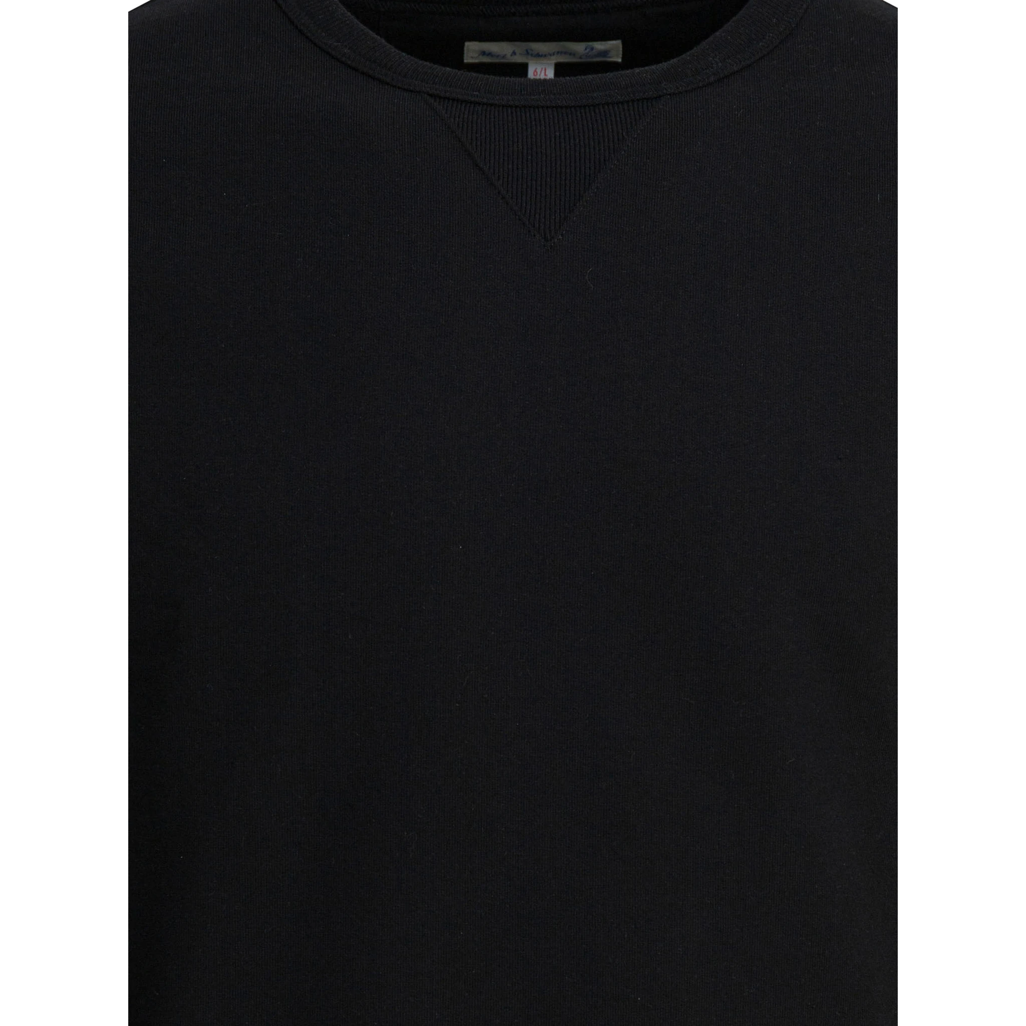 "Loopwheeled" crewneck sweatshirt