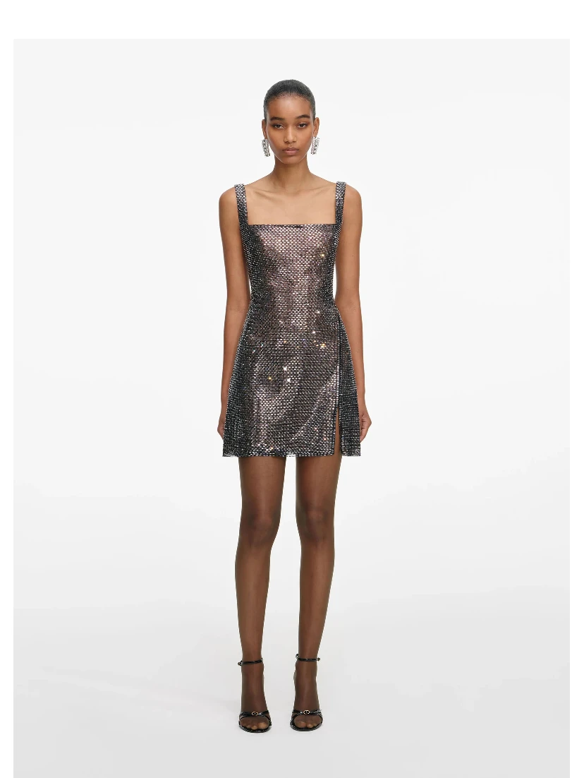 SELF PORTRAIT Dresses Silver