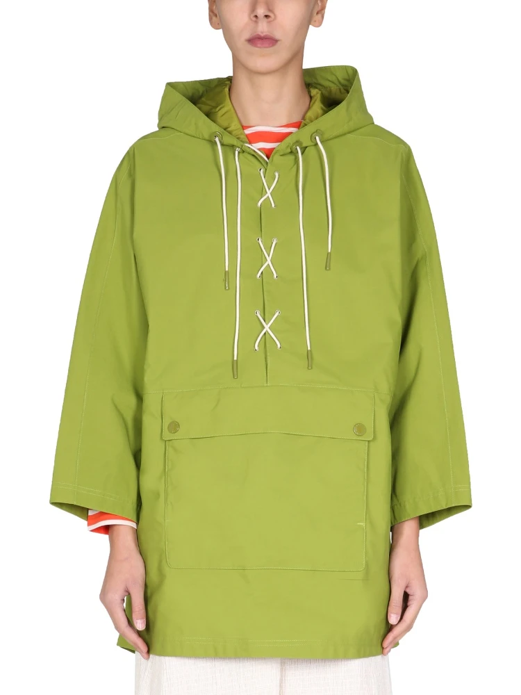 BARBOUR BY ALEXACHUNG "TONAL PIP" PARKA