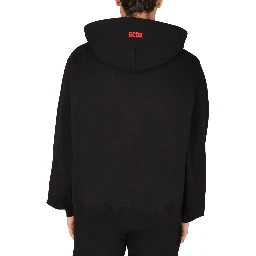 SWEATSHIRT WITH RUBBER LOGO