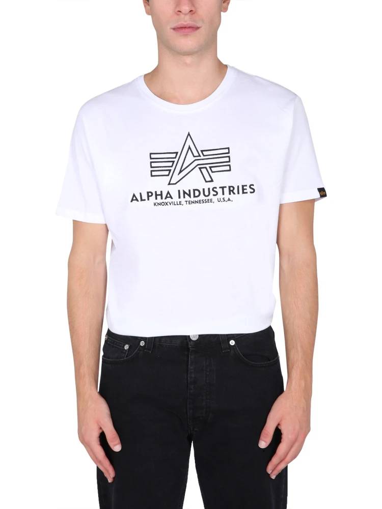 T-SHIRT WITH EMBROIDERED LOGO