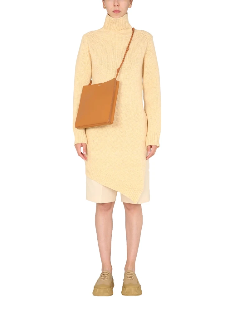 LONG ASYMMETRIC SWEATER