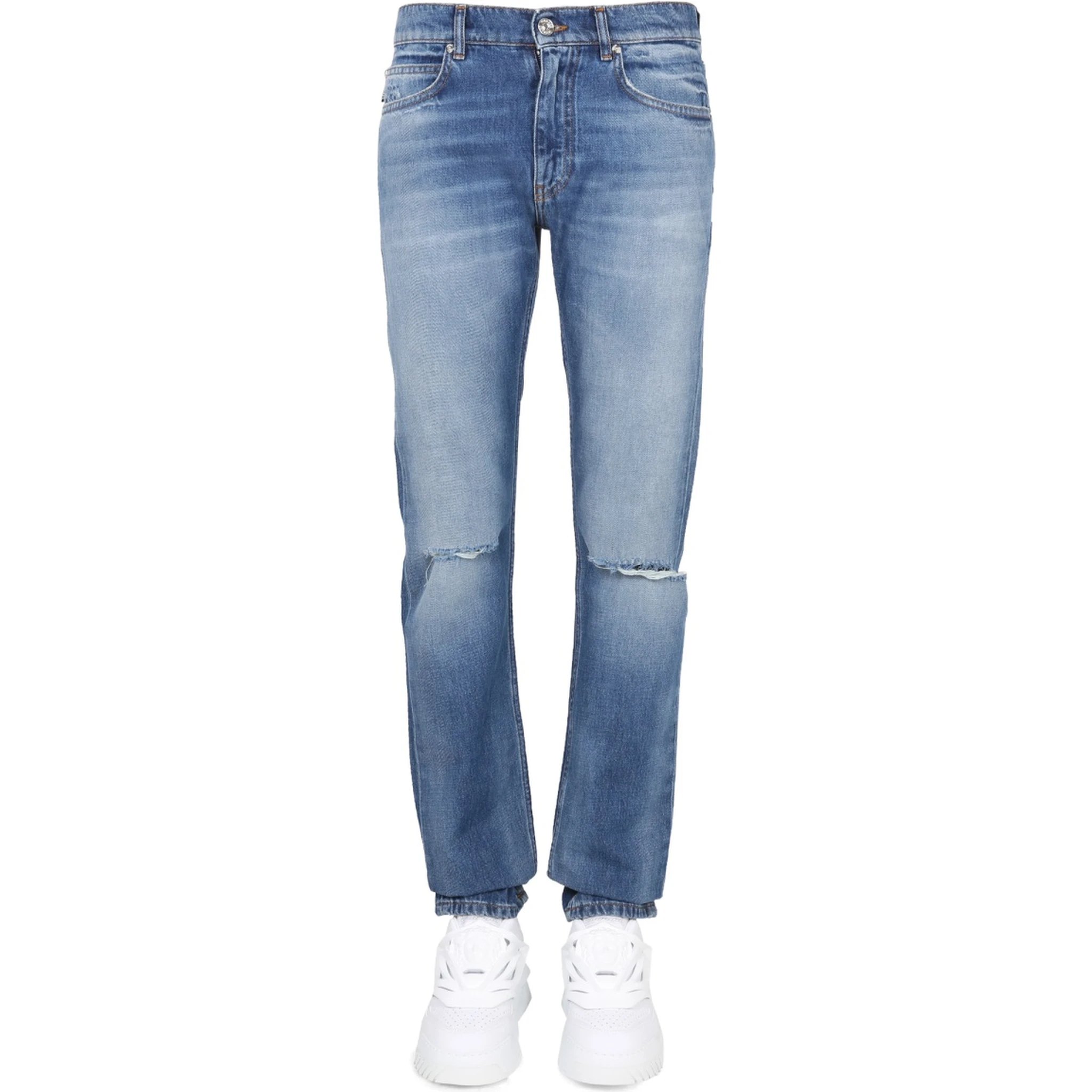 JEANS CON PATCH LOGO