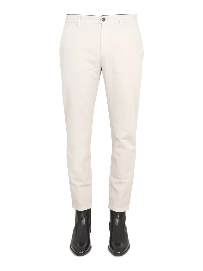 PANTS WITH LOGO PATCH