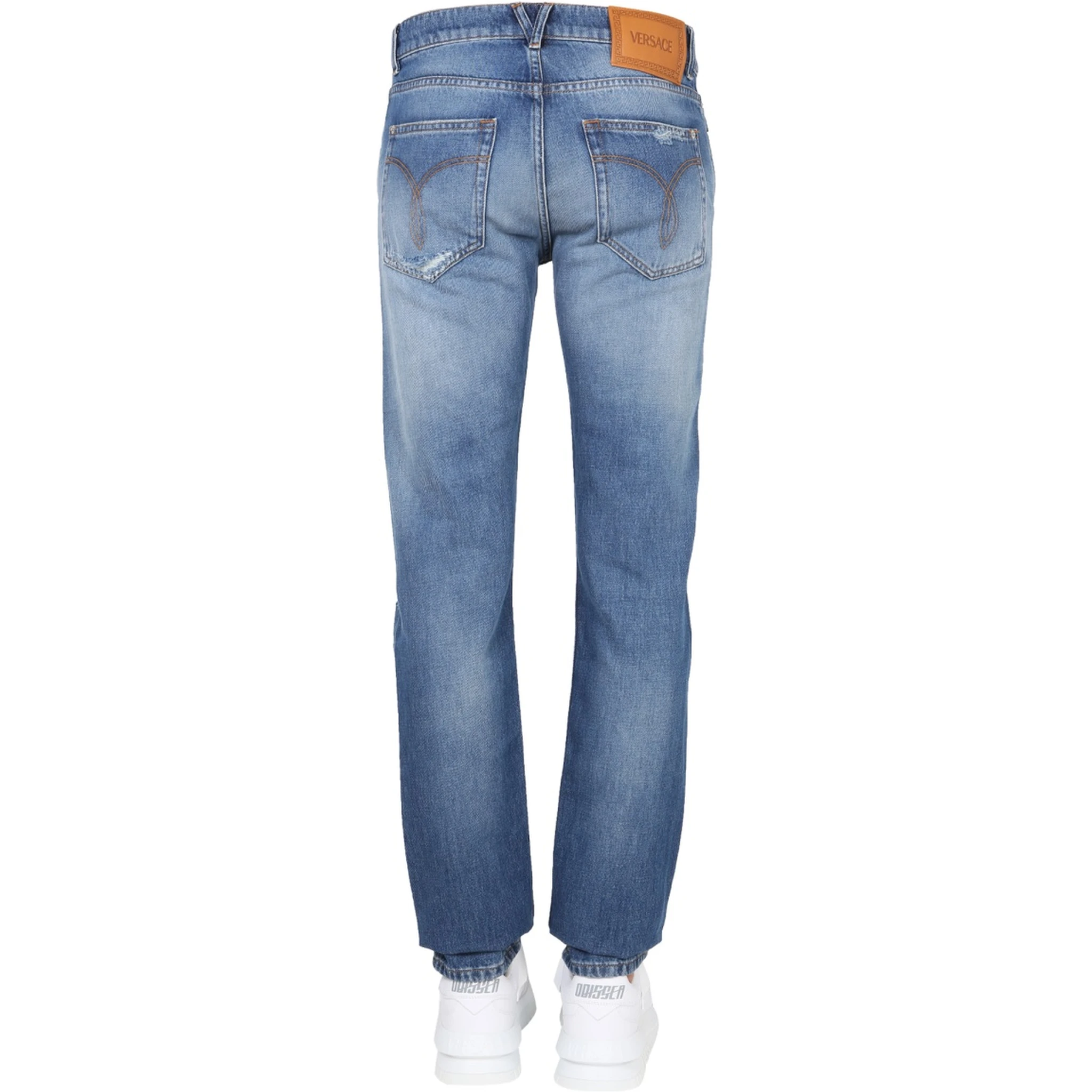 JEANS CON PATCH LOGO