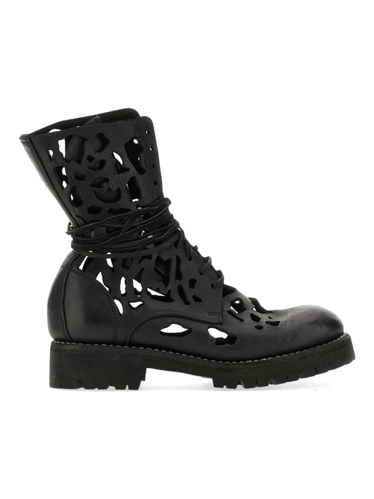 ANKLE BOOT WITH CUT OUT DETAILS