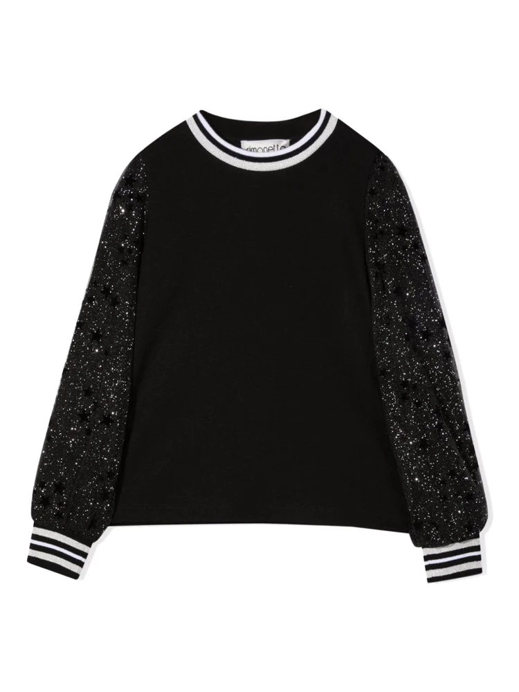 MAGLIA CON MANICHE IN TULLE alternative