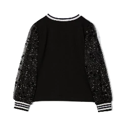 MAGLIA CON MANICHE IN TULLE