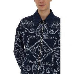 NAVY PRINT CARDIGAN