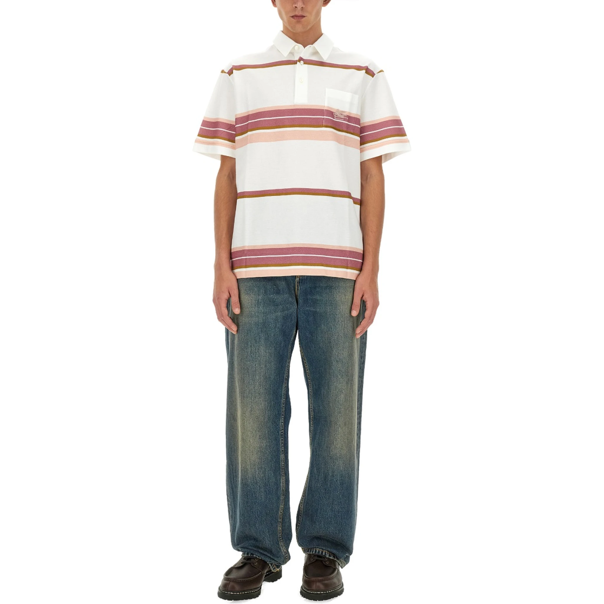 POLO SHIRT WITH PEGASUS EMBROIDERY