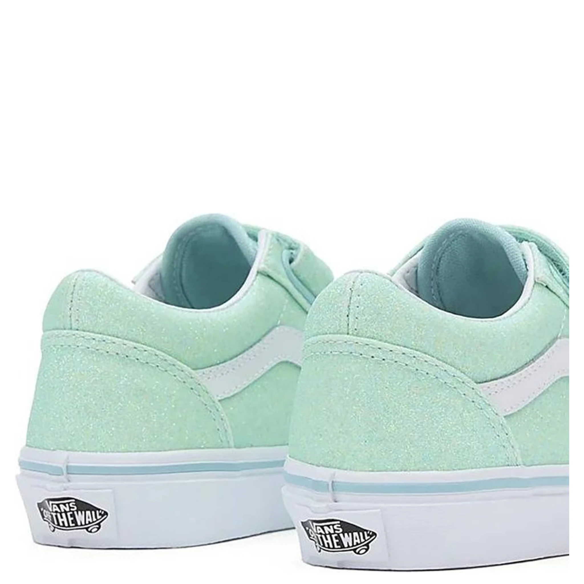 uy old skool v glitter pastel blue