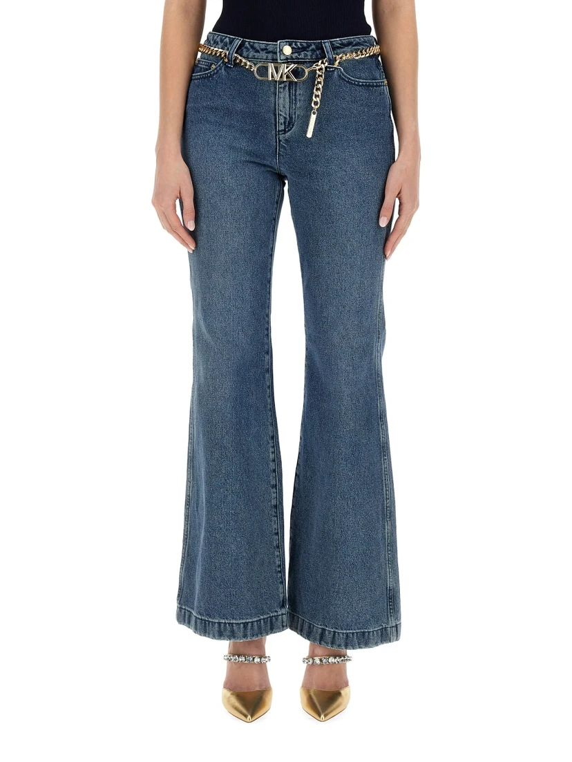 FLARE FIT JEANS