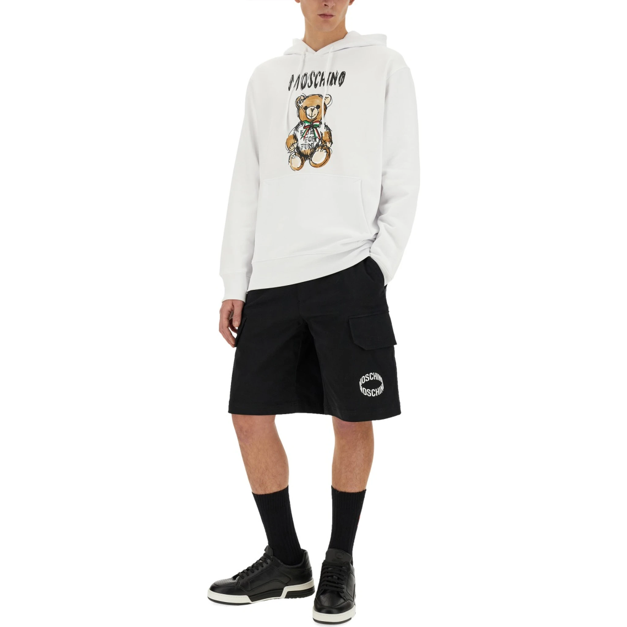 TEDDY PRINT SWEATSHIRT
