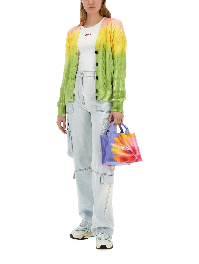 DENIM CARGO PANTS