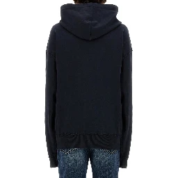 SWEATSHIRT WITH NAVY PRINT