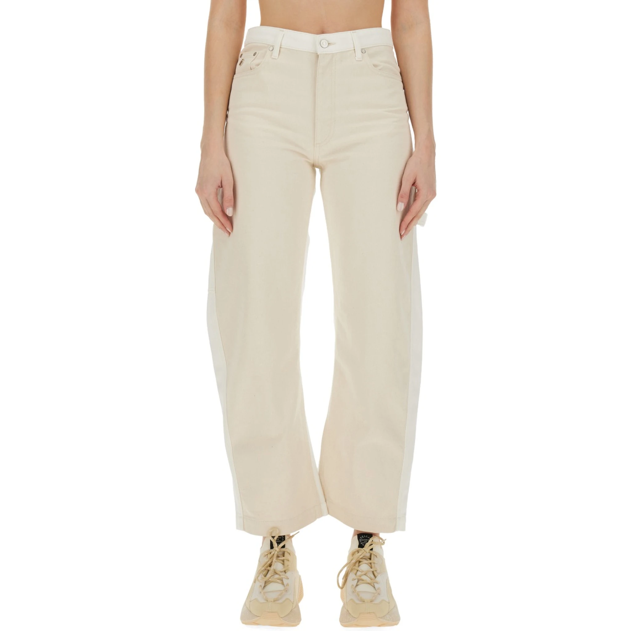 UTILITY JEANS WITH BANANA LEG