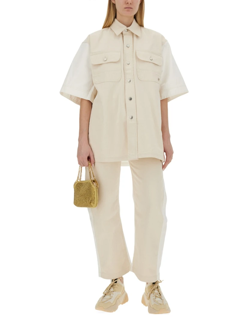 UTILITY JEANS WITH BANANA LEG
