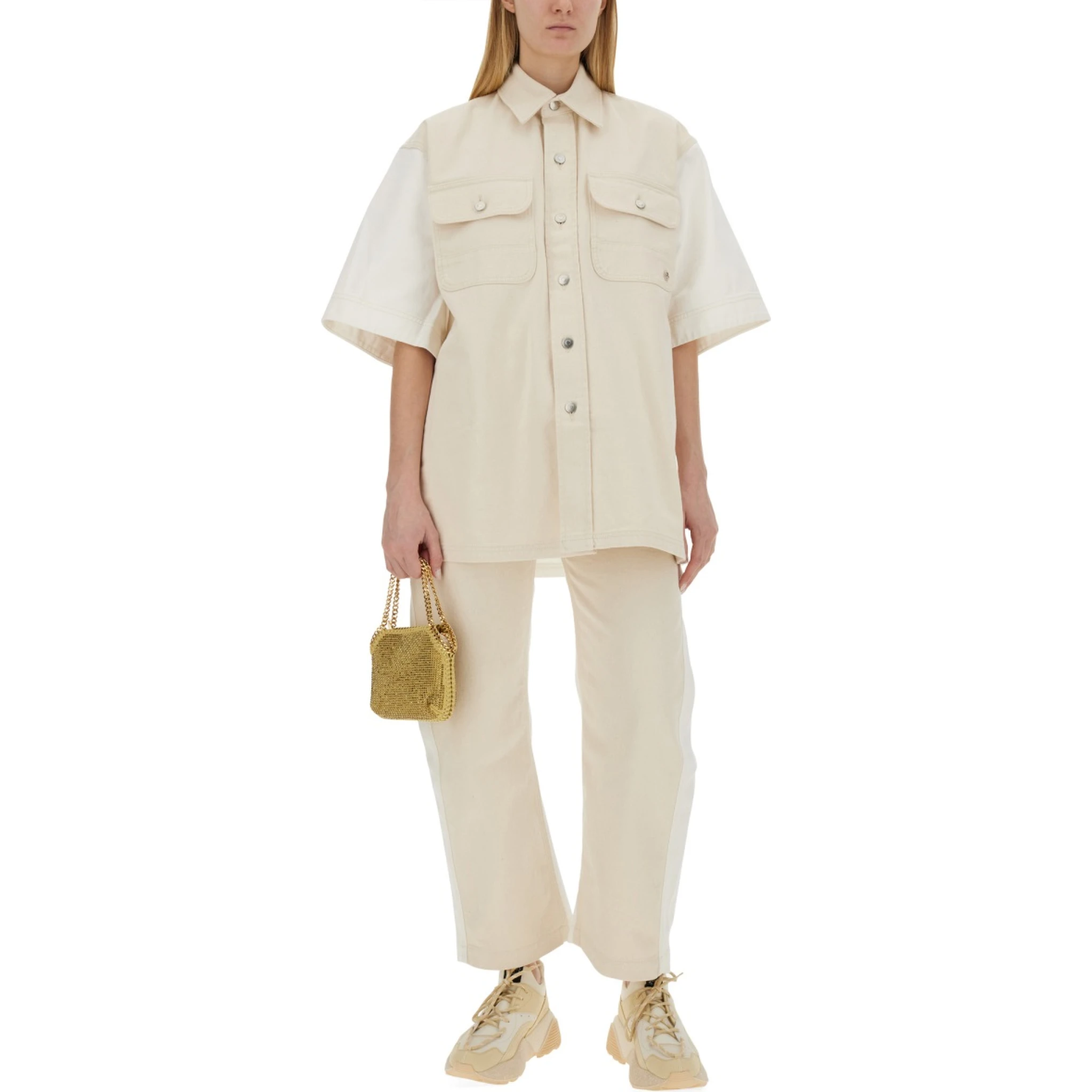 UTILITY JEANS WITH BANANA LEG