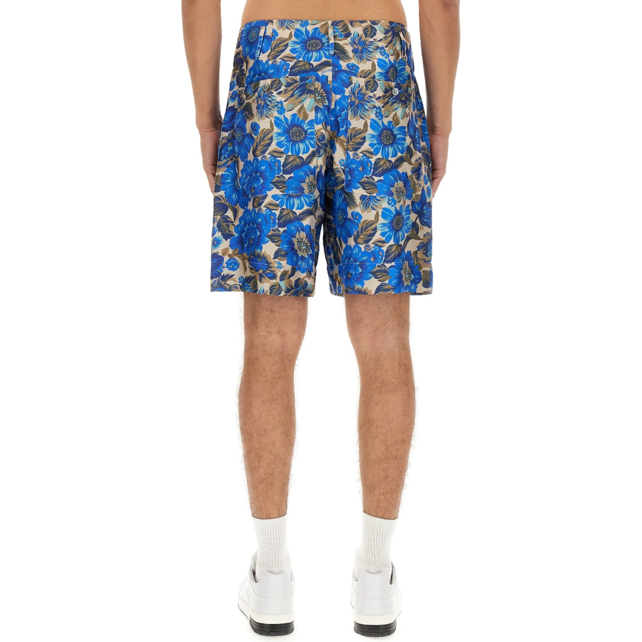 SHORT ALL OVER BLUE FLOWER