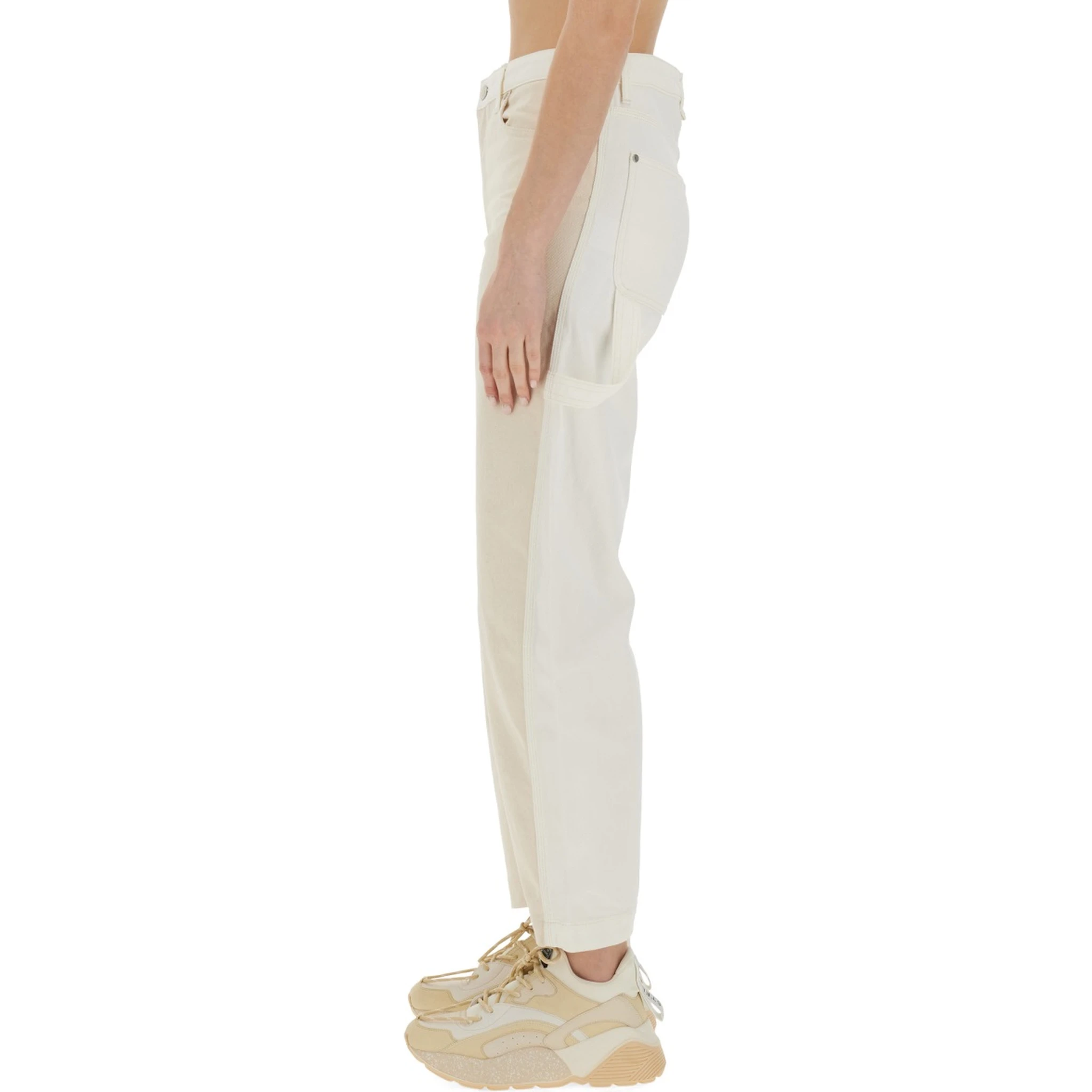 UTILITY JEANS WITH BANANA LEG