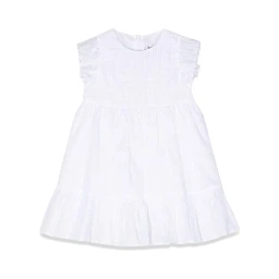 WHITE M/SHORT DRESS