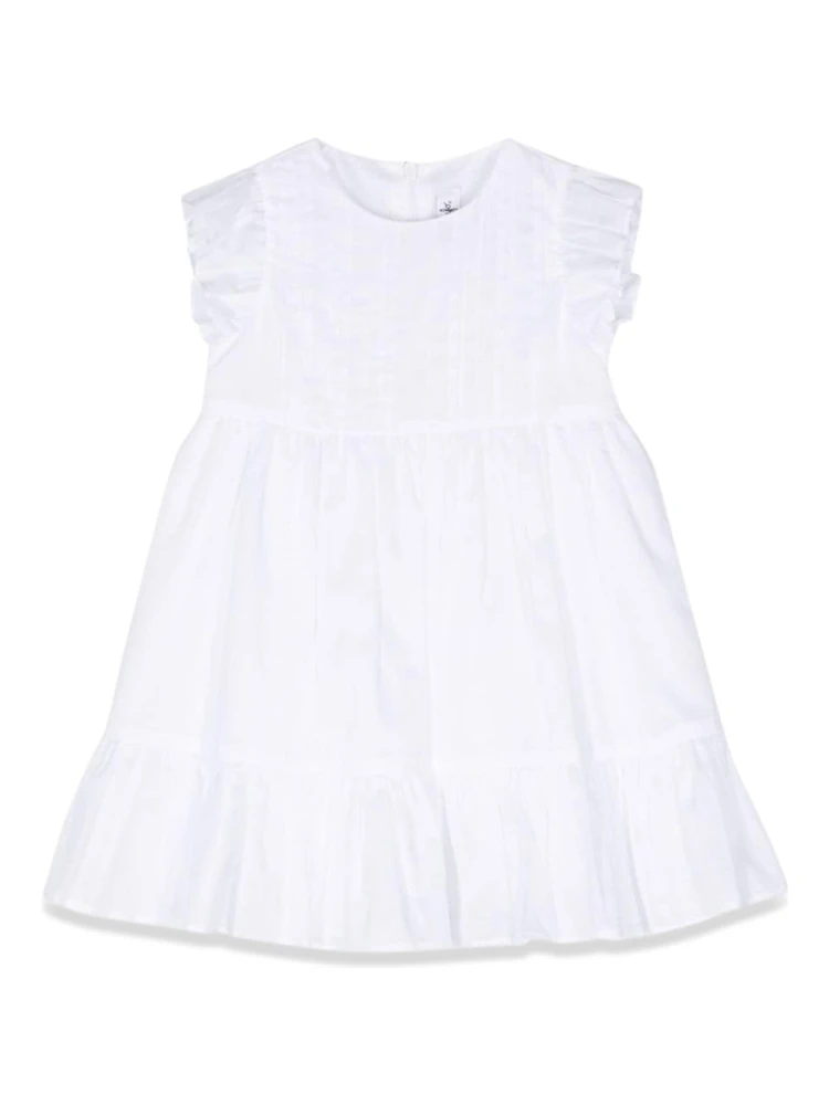 WHITE M/SHORT DRESS