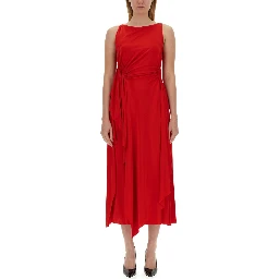 DRESS WITH DRAPE