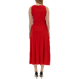 DRESS WITH DRAPE