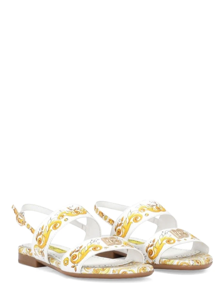 printed calf sandal alternative