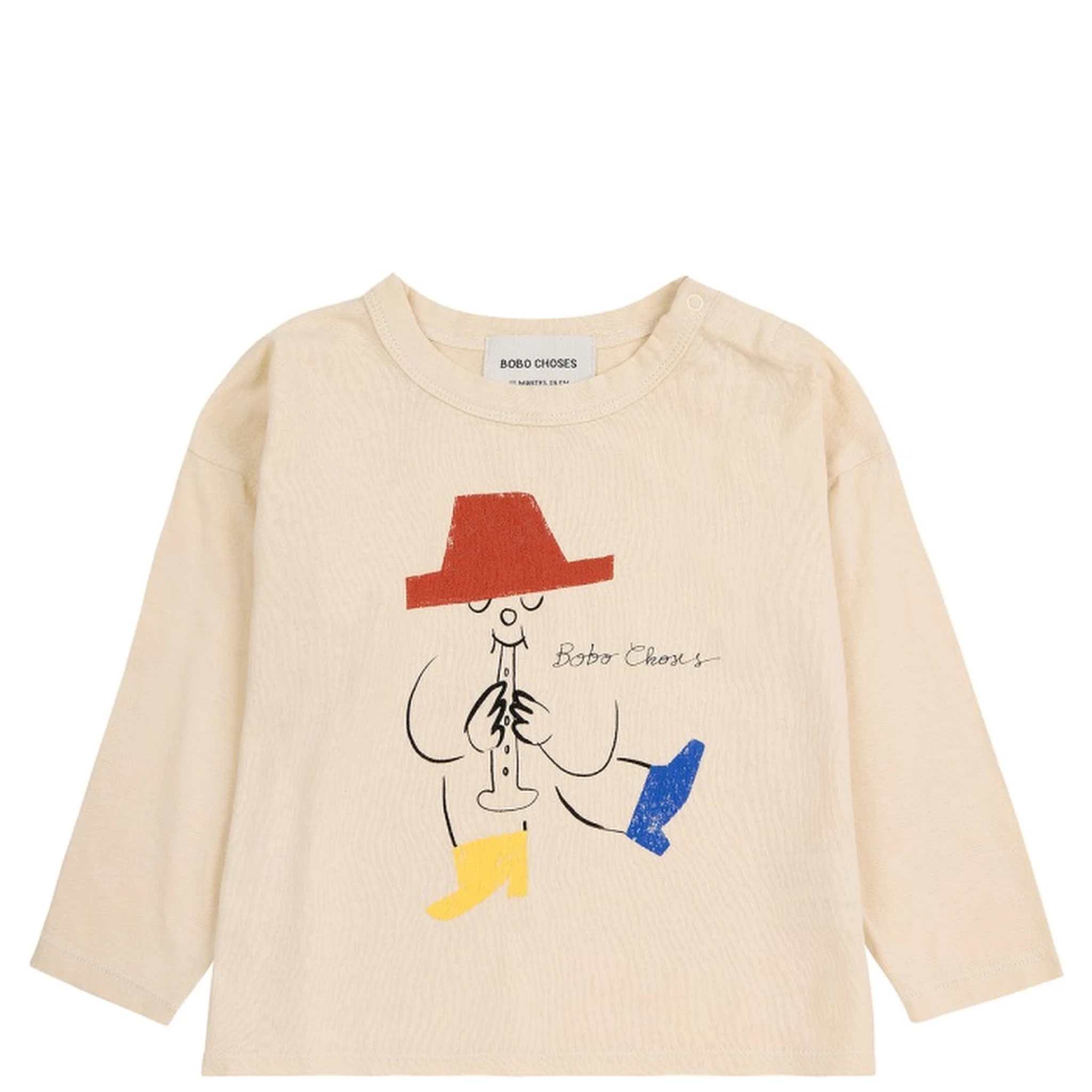 baby magic flute player t-shirt