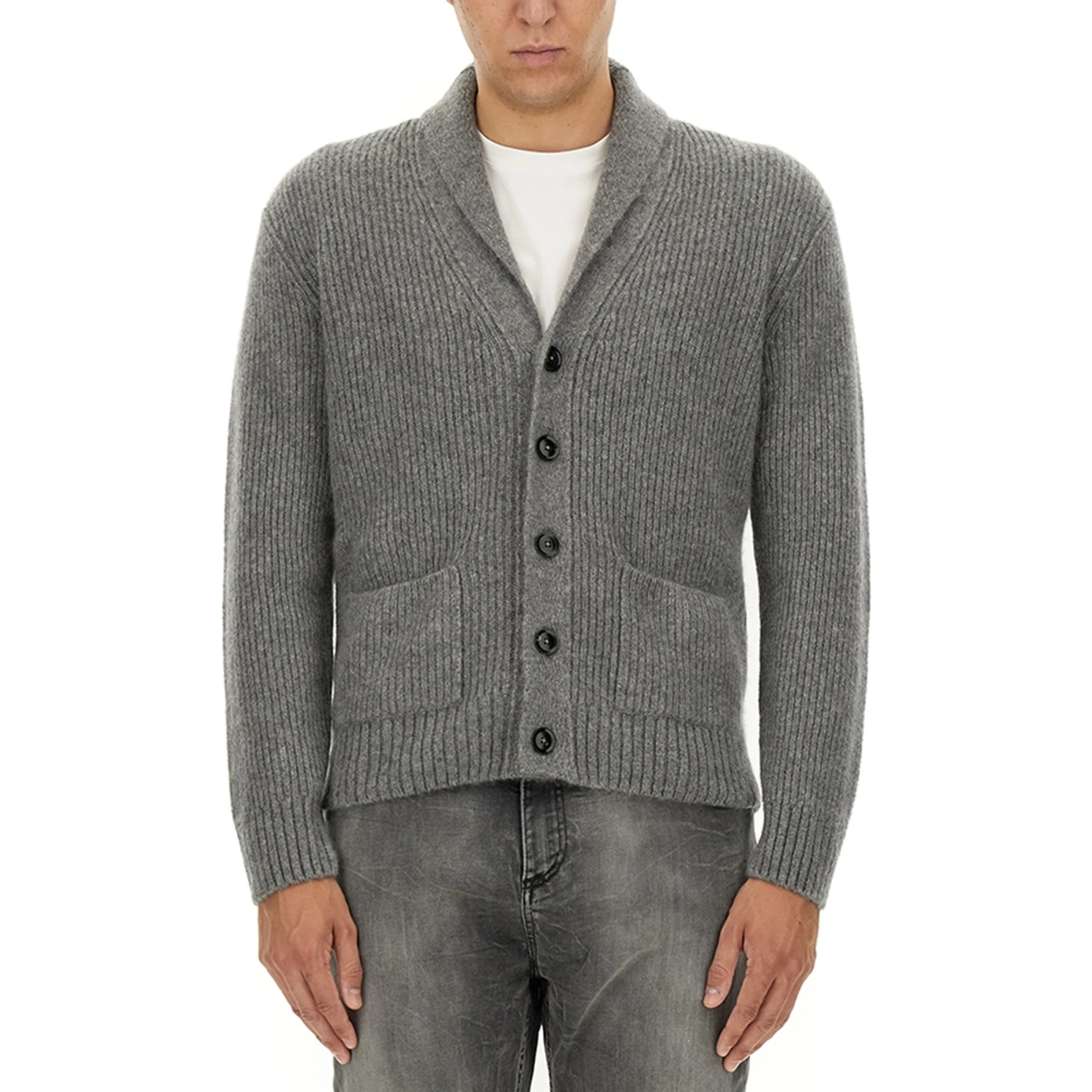 CASHMERE AND SILK CARDIGAN