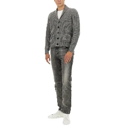 CASHMERE AND SILK CARDIGAN