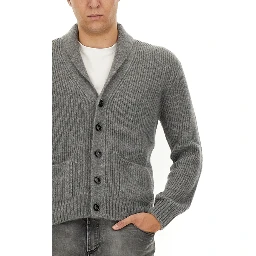 CASHMERE AND SILK CARDIGAN