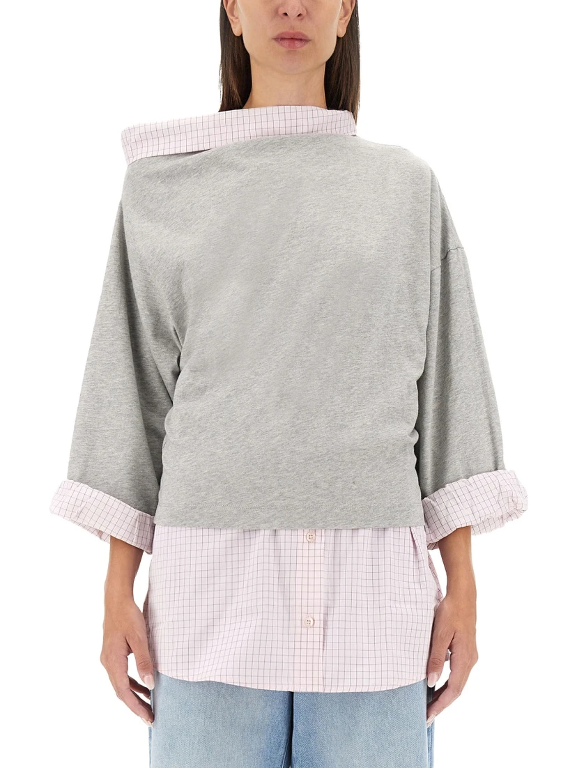 COTTON SHIRT SWEATSHIRT