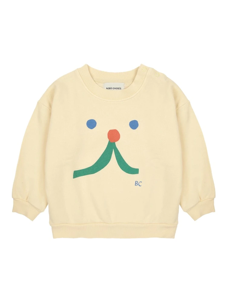 baby funny face sweatshirt