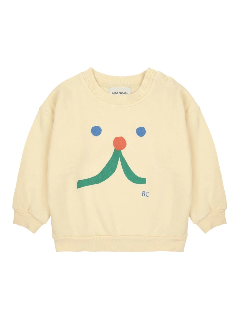 baby funny face sweatshirt