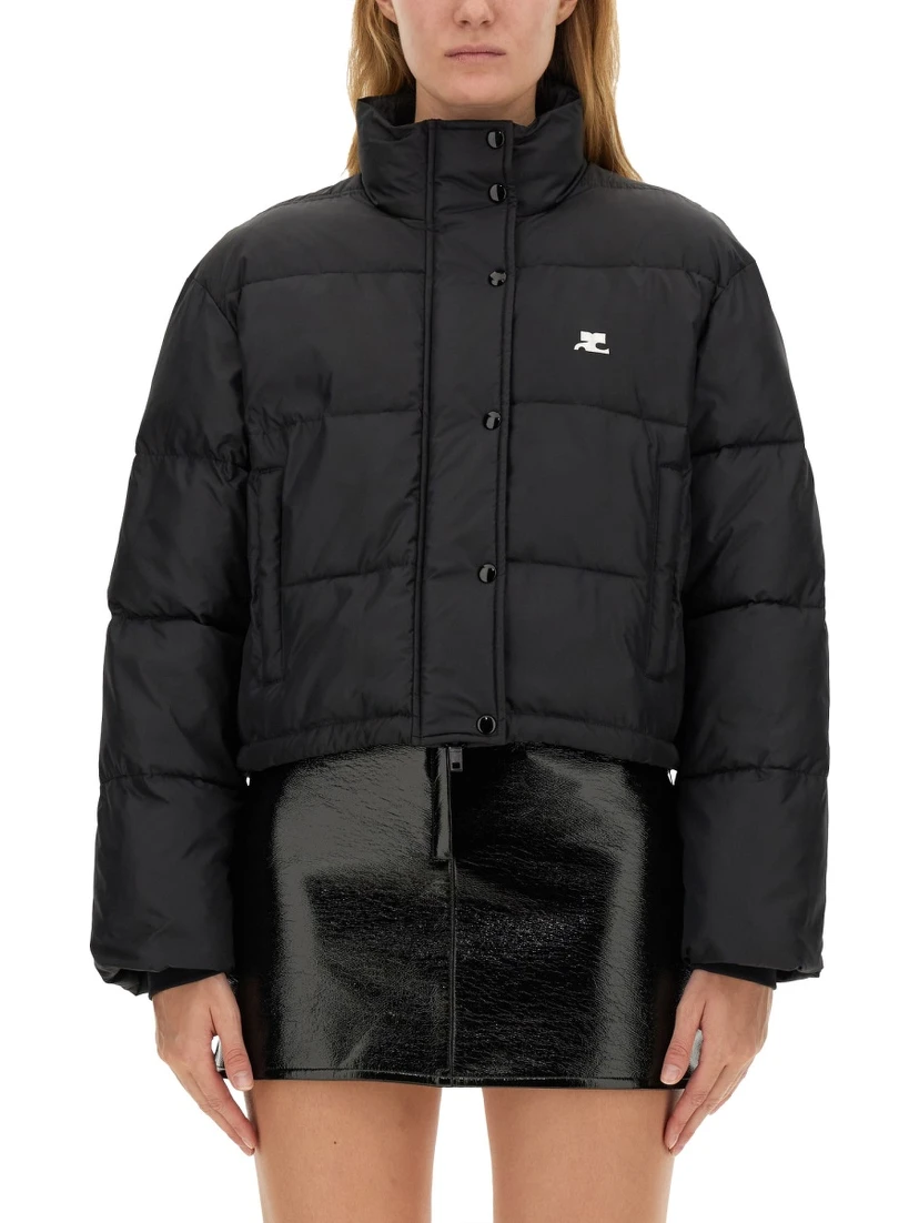 DOWN JACKET WITH LOGO