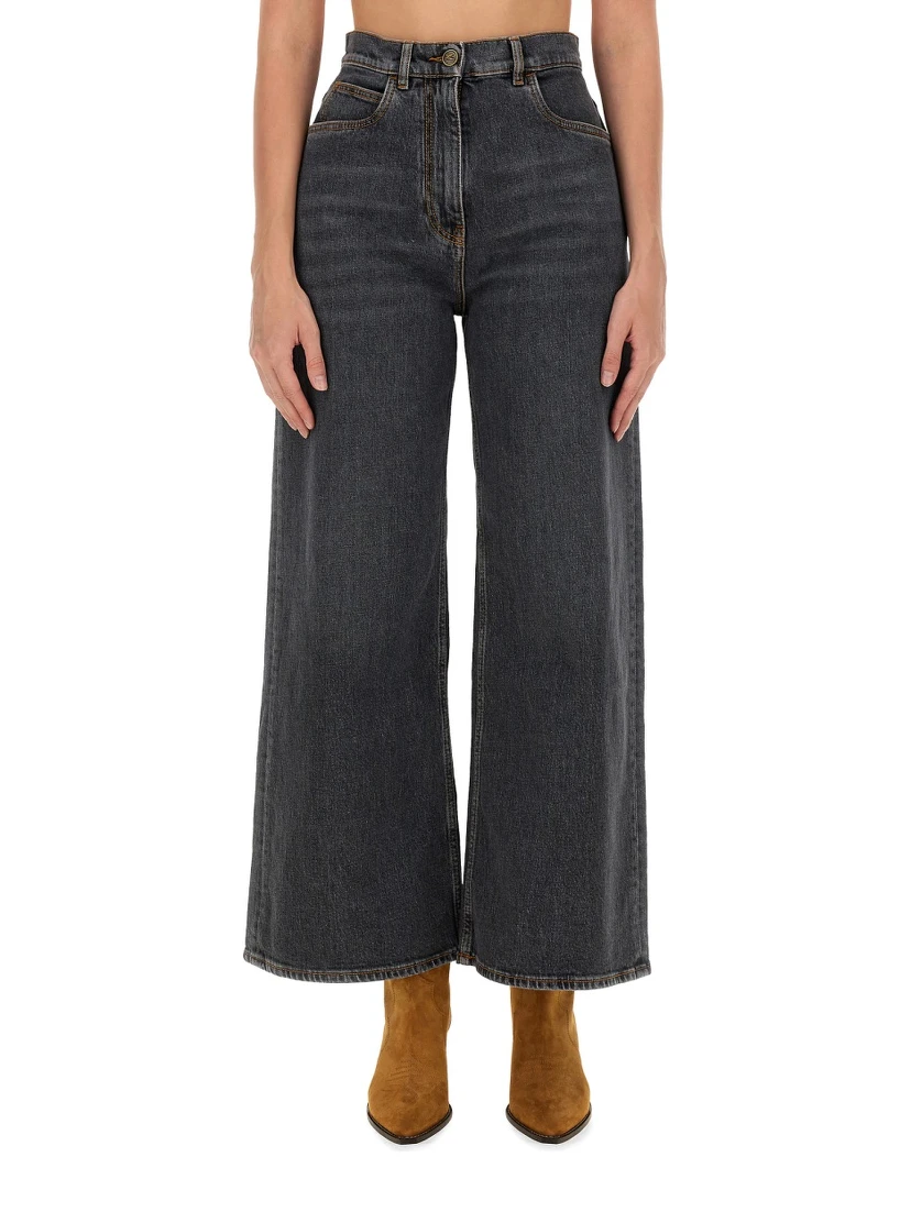 BAGGY JACQUARD JEANS