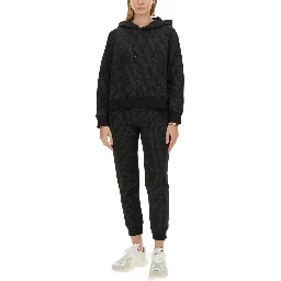 SWEATSHIRT WITH ALL OVER LOGO