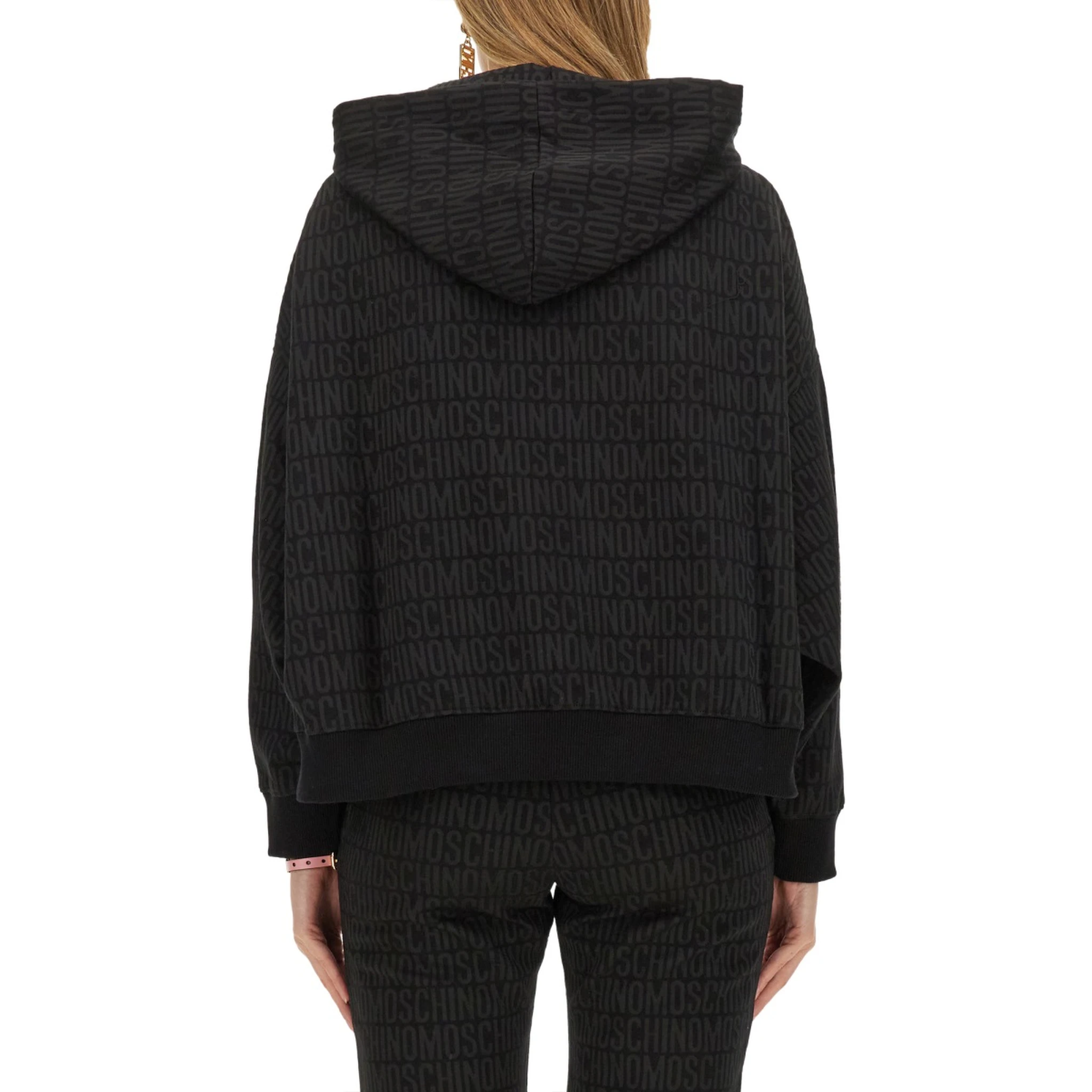 SWEATSHIRT WITH ALL OVER LOGO